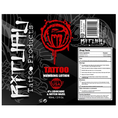 Lotion Label (Final Ritual Lotion Label)